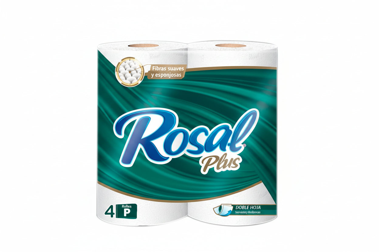 PAPEL HIGIENICO ROSAL VERDE 215 HOJAS