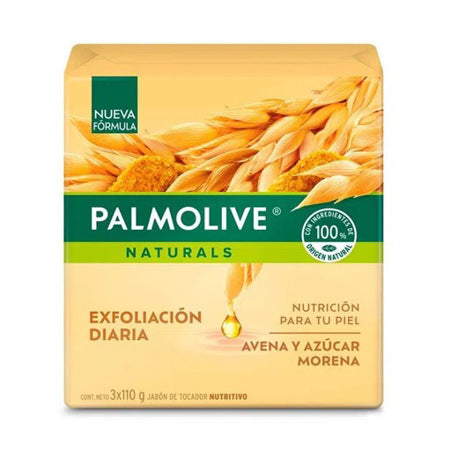 JABON DE BAÑO PALMOLIVE AVENA 3UND