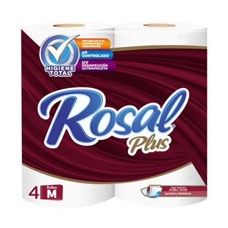PAPEL HIGIENICO ROSAL VINOTINTO 300 HOJAS