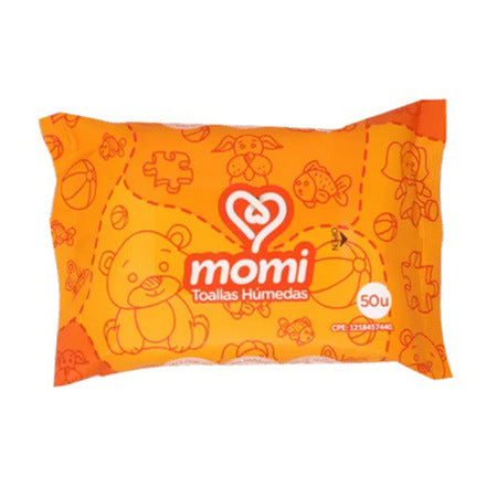 TOALLAS HUMEDAS MOMI 50GR