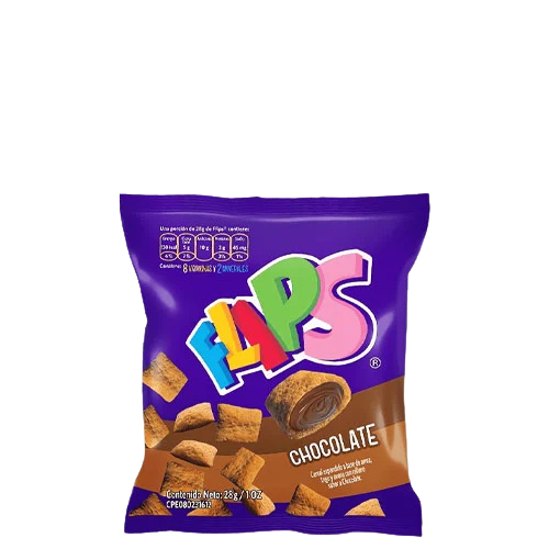 FLIPS DE CHOCOLATE 28Gr
