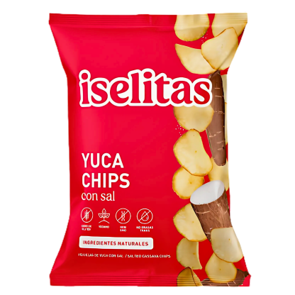 YUCA CHIPS CON SAL 180G