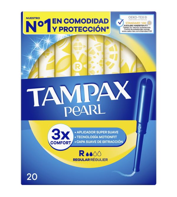TAMPAX PEARL REGULAR AMARILLA
