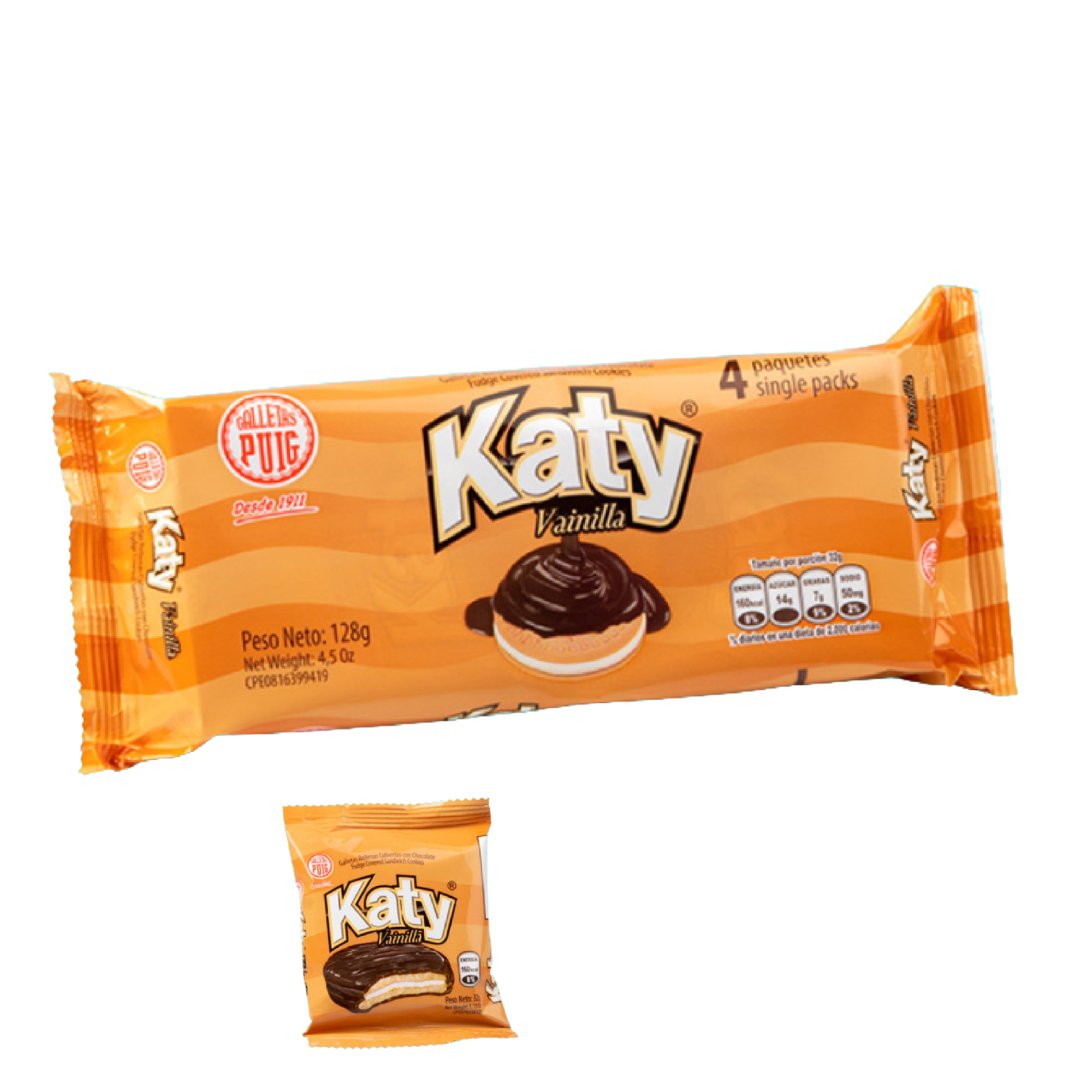 GALLETA KATY VAINILLA 128G
