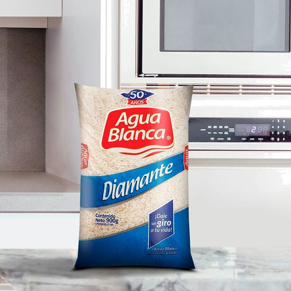 ARROZ AGUA BLANCA DIAMANTE 900 GR