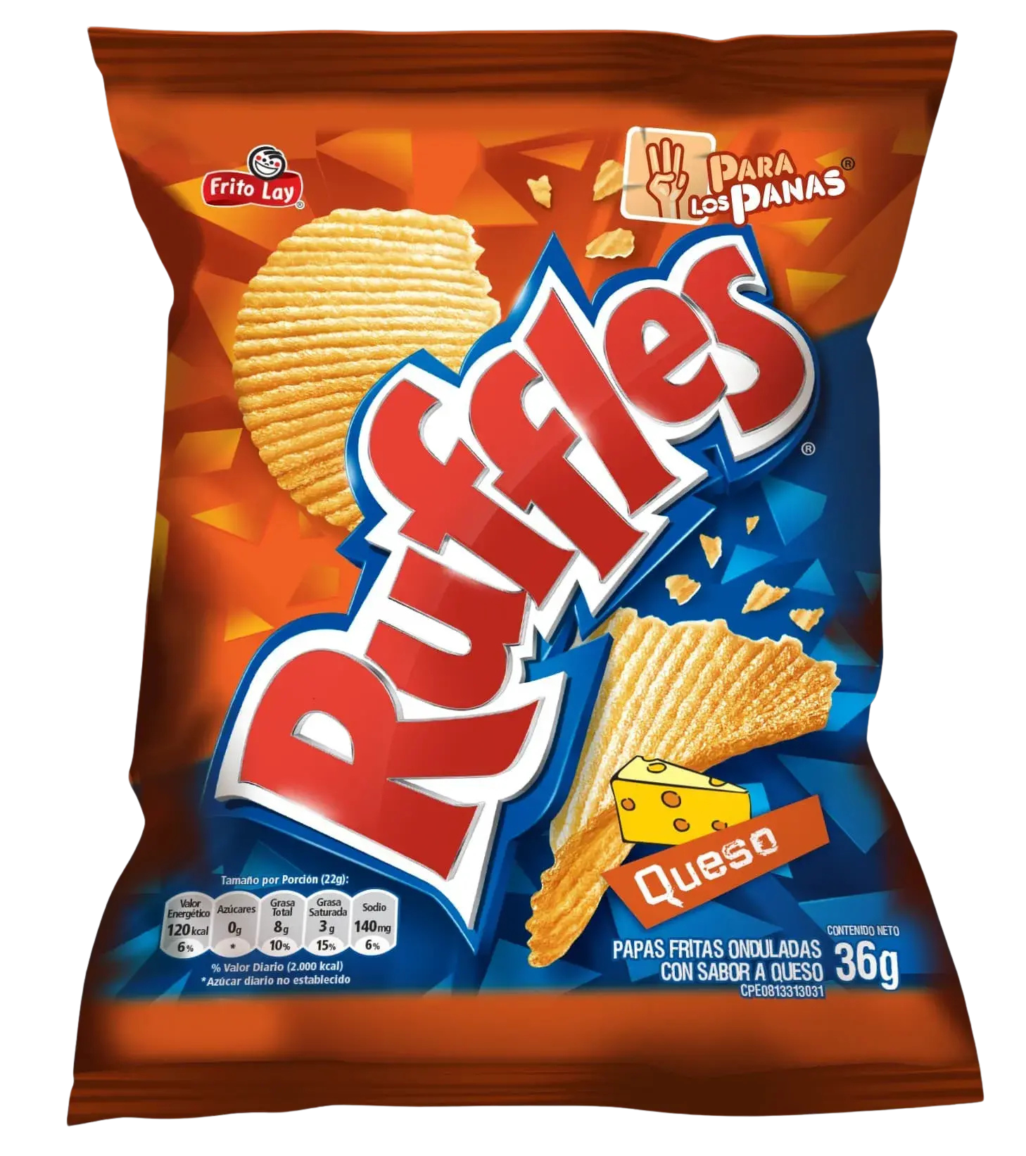 RUFFLE DE QUESO 36GR