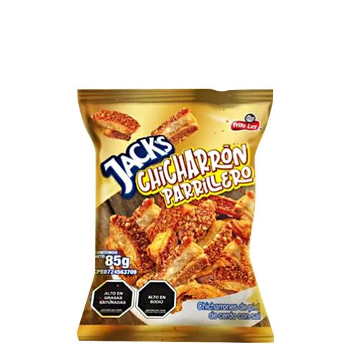 CHICHARRON JACKS PARRILLERO 85GR