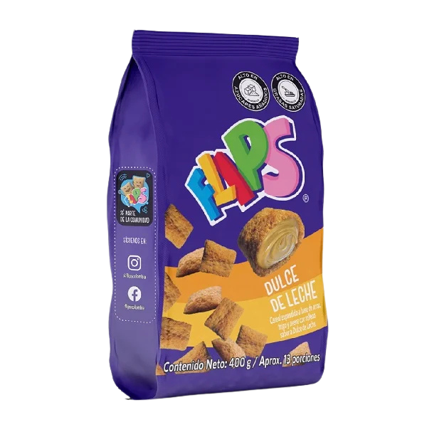 FLIPS DULCE DE LECHE 400GR