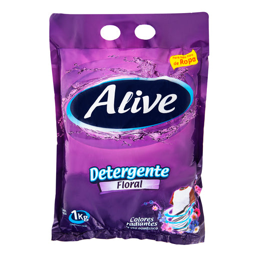 JABON EN POLVO ALIVE MORADO 1KG
