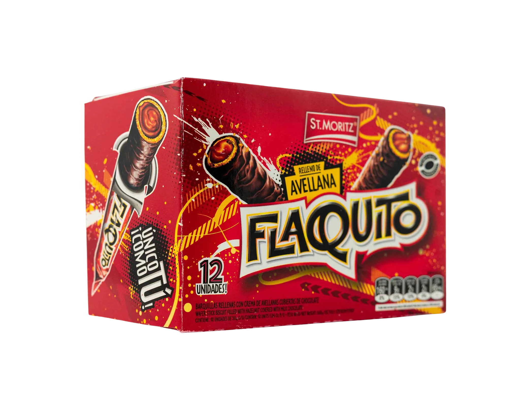 FLAQUITO CHOCOLATE DISPLEY 12 UND