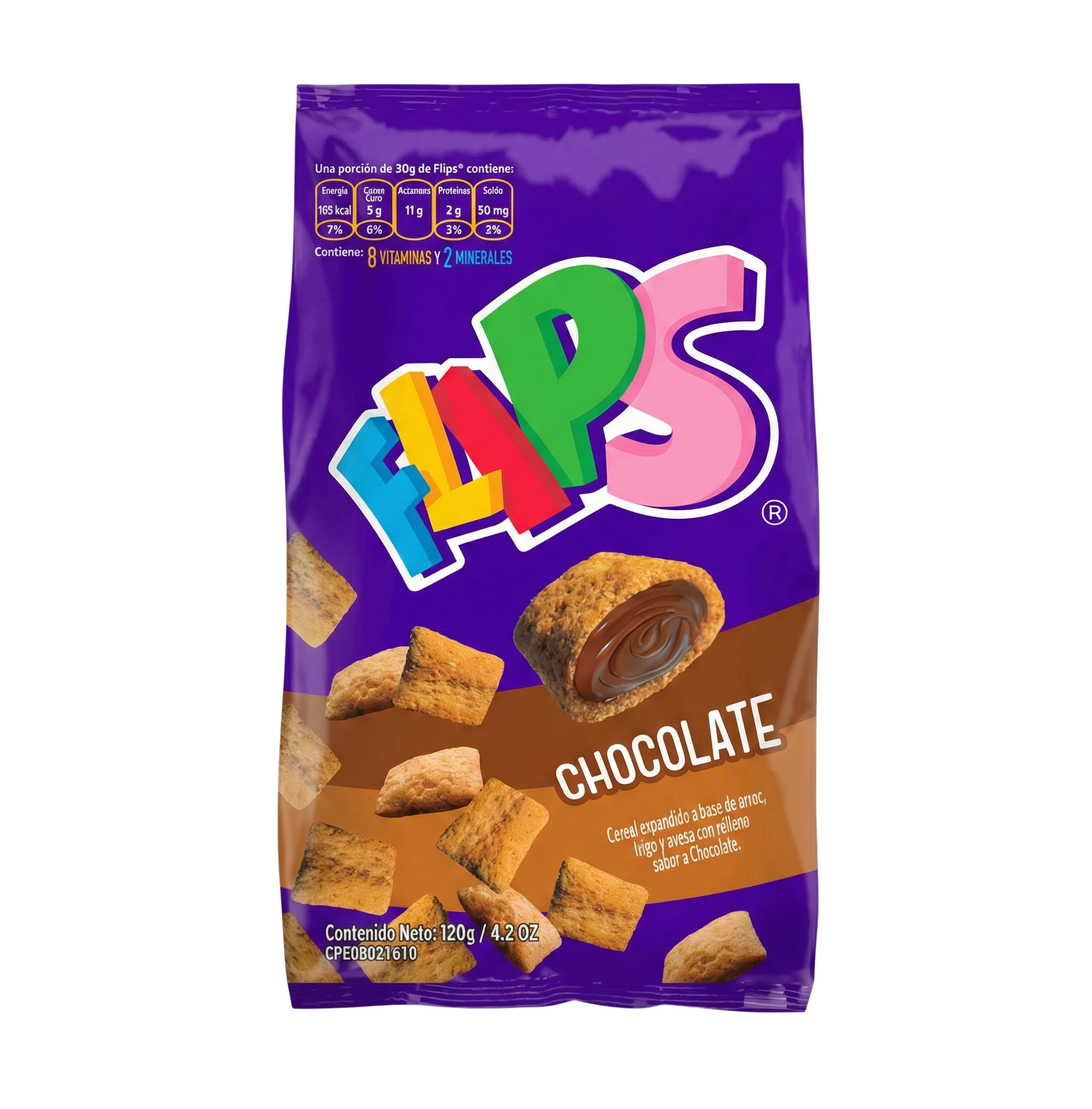FLIPS DE CHOCOLATE 120GR