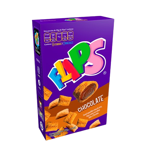 FLIPS DE CHOCOLATE 220GR