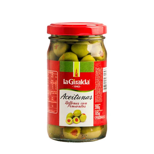 ACEITUNAS RELLENA DE PIMENTÓN LA GIRALDA 200gr