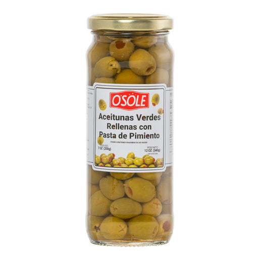 ACEITUNAS RELLENAS CON PIMIENTO OSOLE 240GR