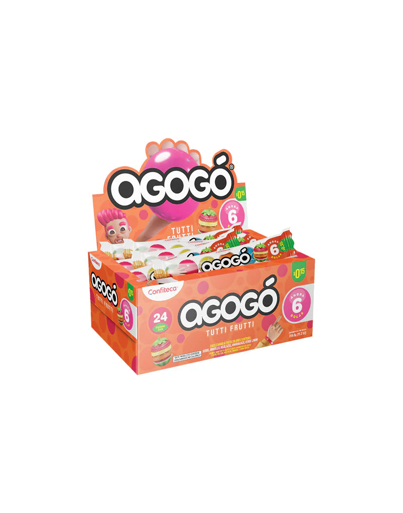 CHICLE AGOGO TUTTI FRUTTI 276GR