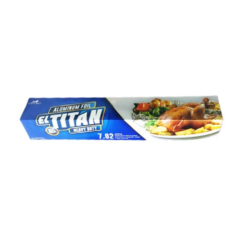 Papel de Aluminio EL TITAN 7.62 mt
