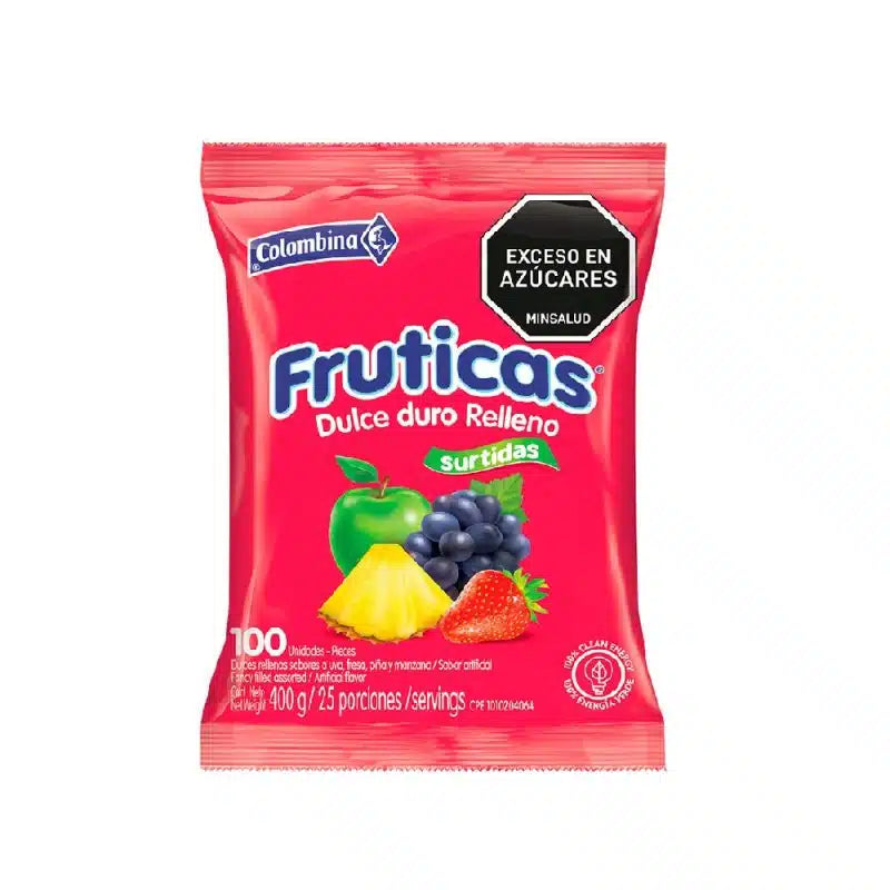 CARAMELO DURO DE FRUTAS X 100UND (PQ)