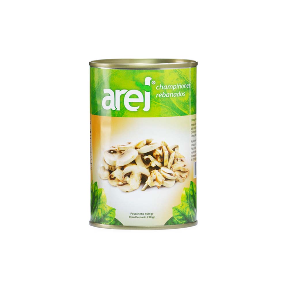 CHAMPIÑONES REBANADOS AREL 400G