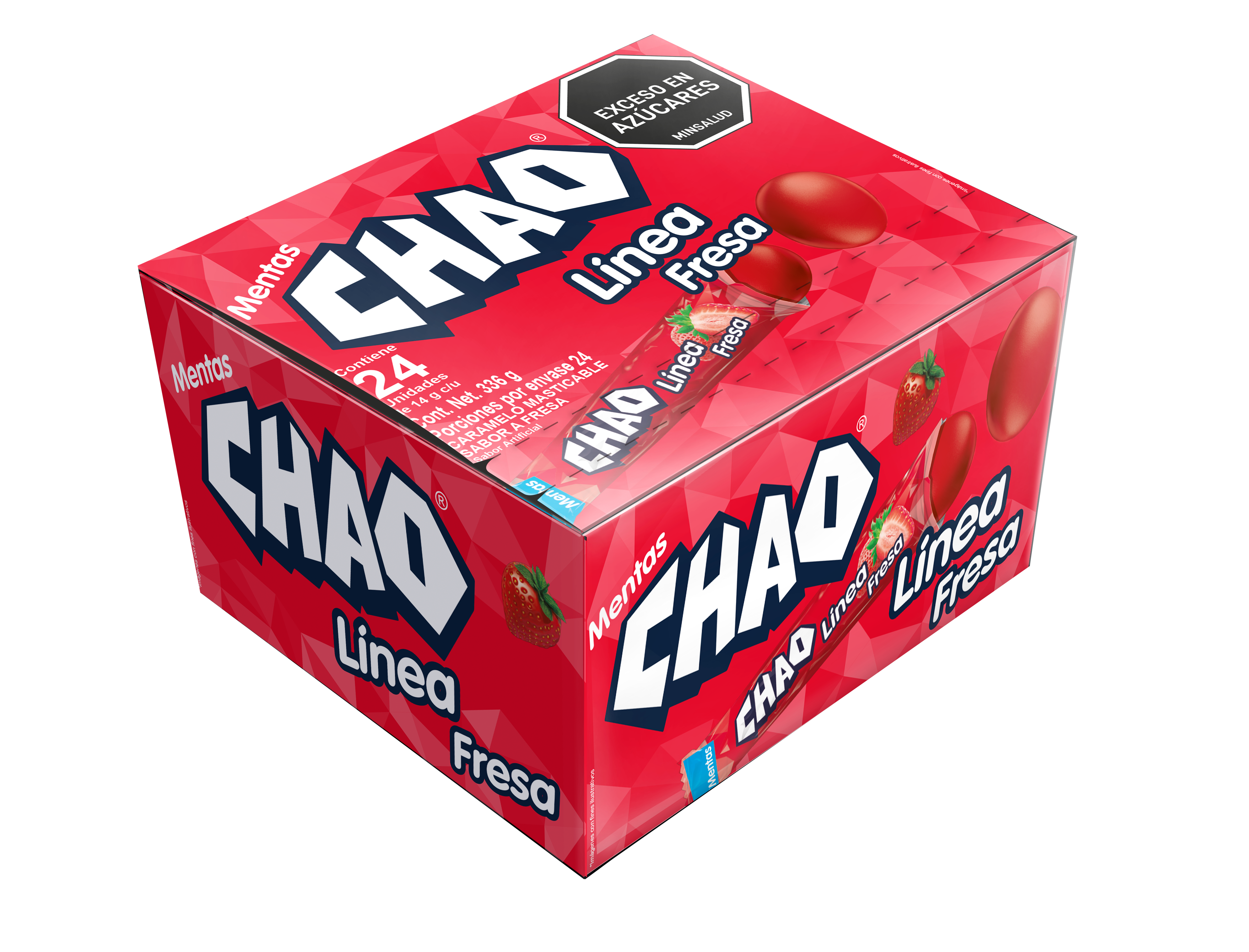 CARAMELO CHAO EN LINEA FRESA