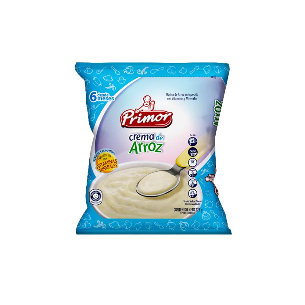 CREMA DE ARROZ PRIMOR 225GR