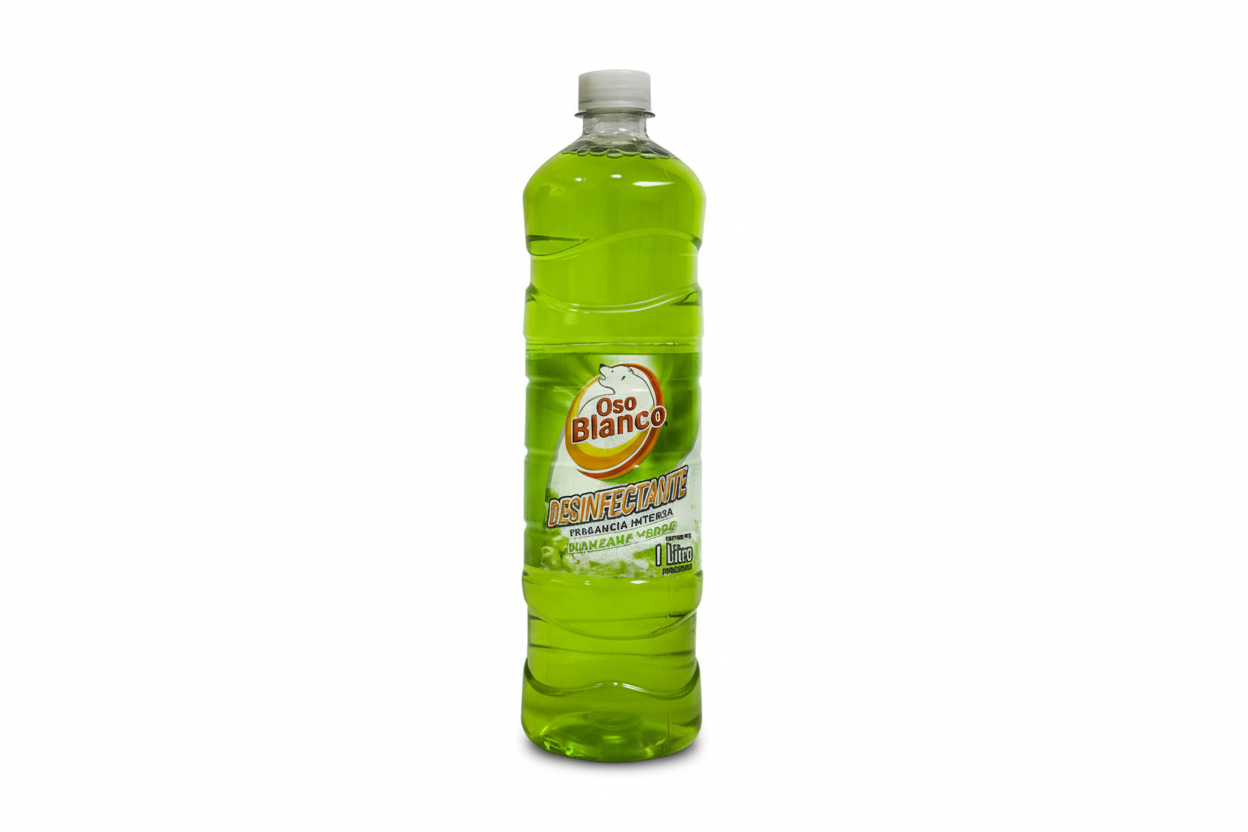 DESINFECTANTE MANZANA VERDE OSO BLANCO 1LT
