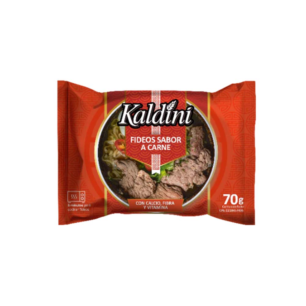 FIDEOS SABOR A CARNE KALDINI 70G