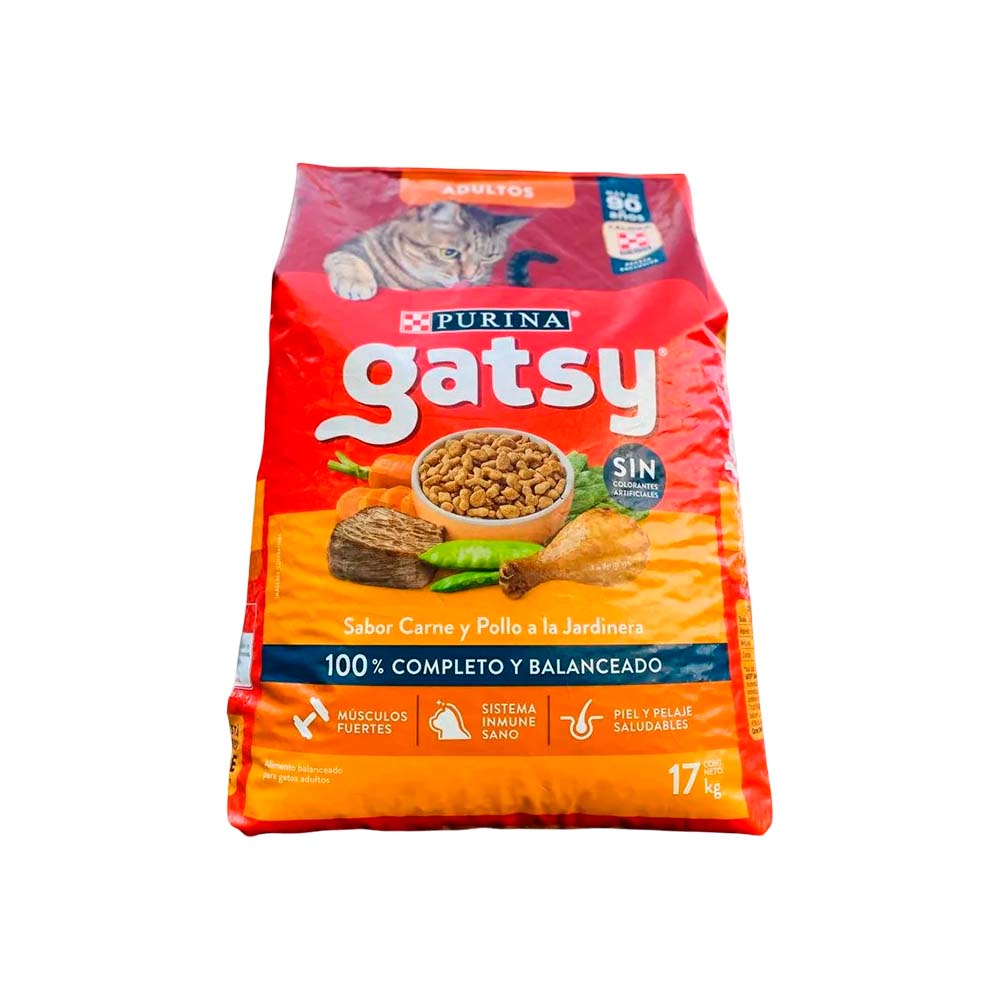 GATSY CARNE ADULTO 17KG