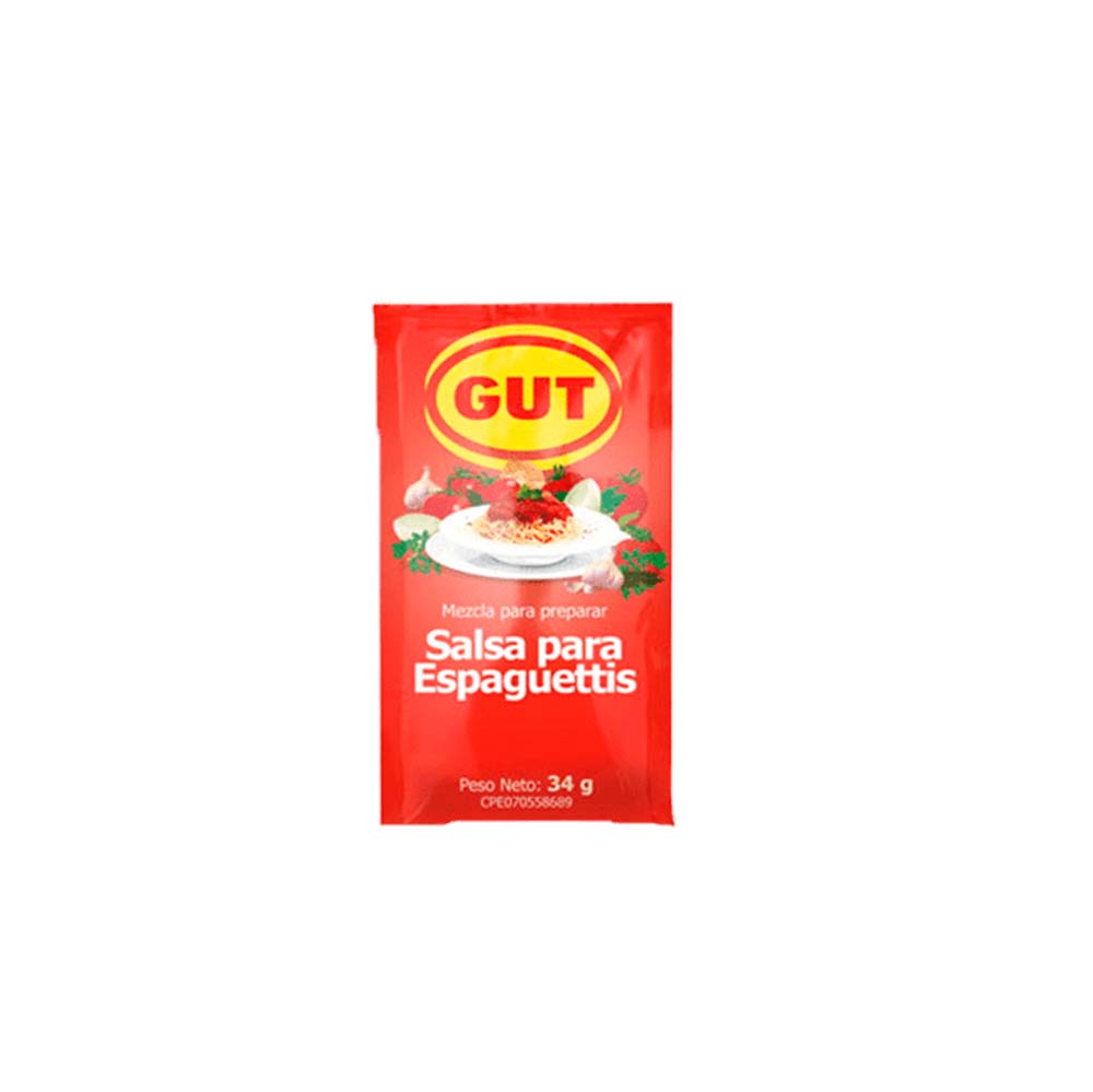 GUT SALSA PARA ESPAGUETTIS 34G