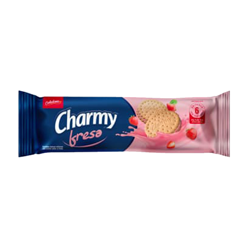 GALLETA CHARMY TUBO DE FRESA 192GR