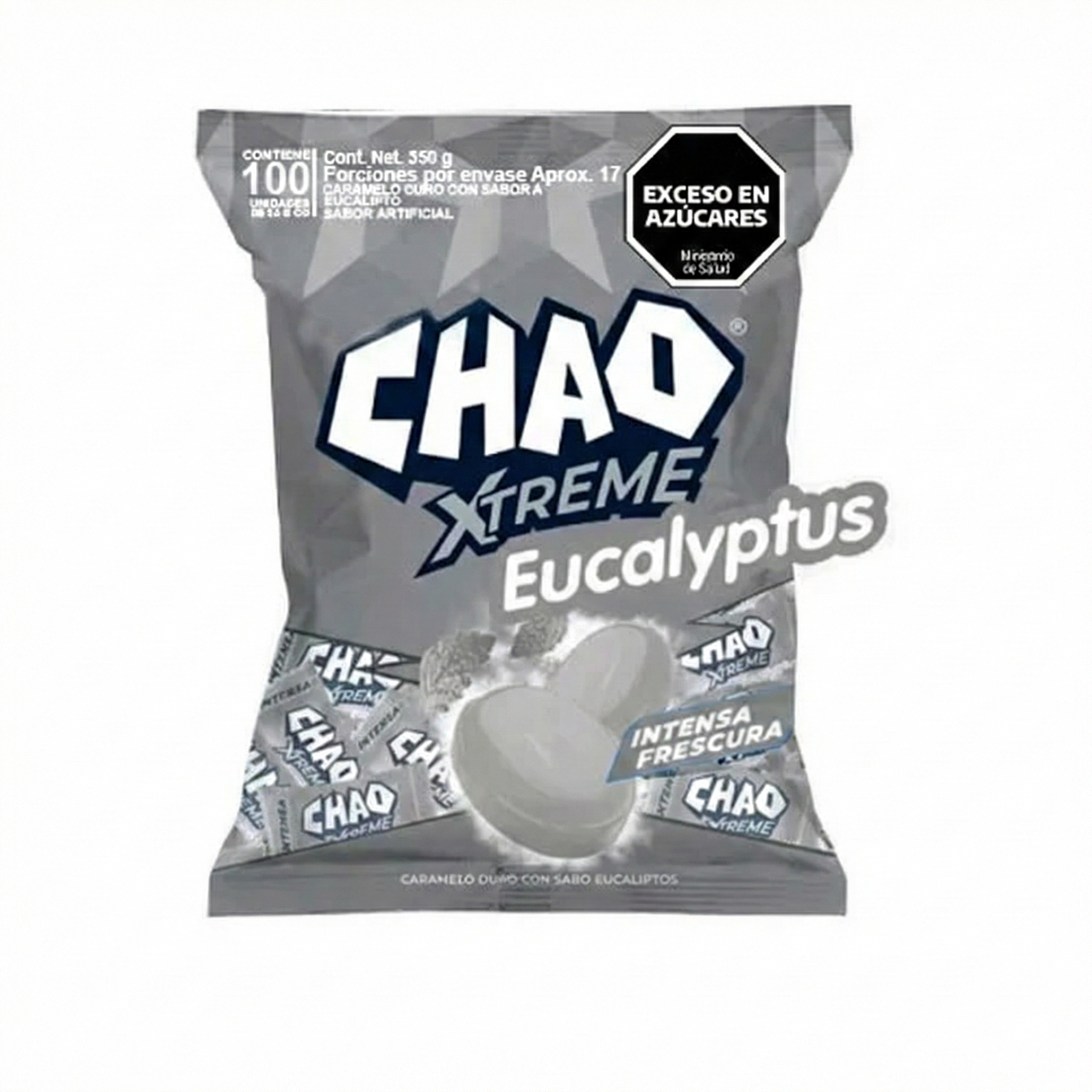 CARAMELOS CHAO XTREME EUCALYPTUS 100UND