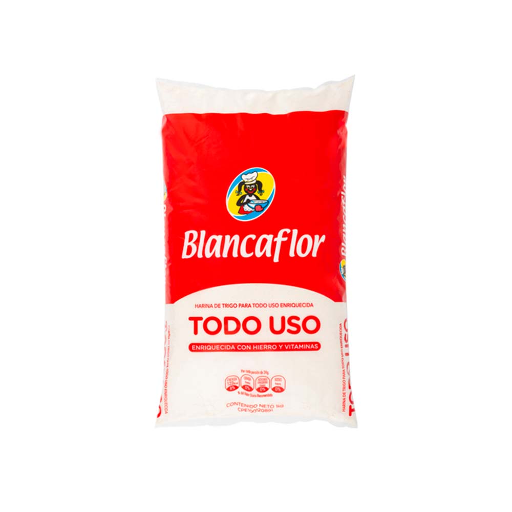 HARINA DE TRIGO BLANCA  FLOR TODO USO 1KG