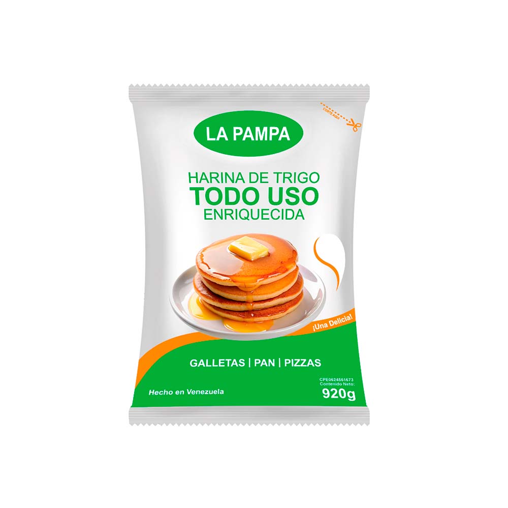 HARINA DE TRIGO TODO USO LA PAMPA 920GR