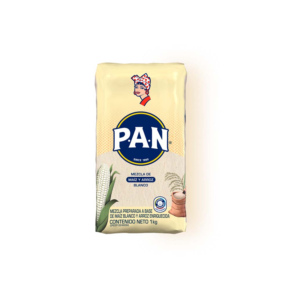 HARINA PAN DE MAIZ Y ARROZ 1K