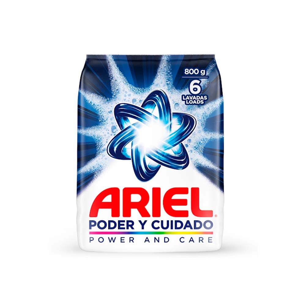 JABON EN POLVO ARIEL 800GR