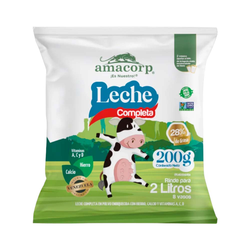 LECHE EN POLVO AMACORP 200GR