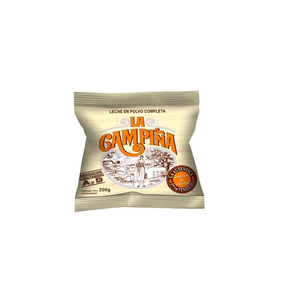 LECHE EN POLVO LA CAMPIÑA 200GR