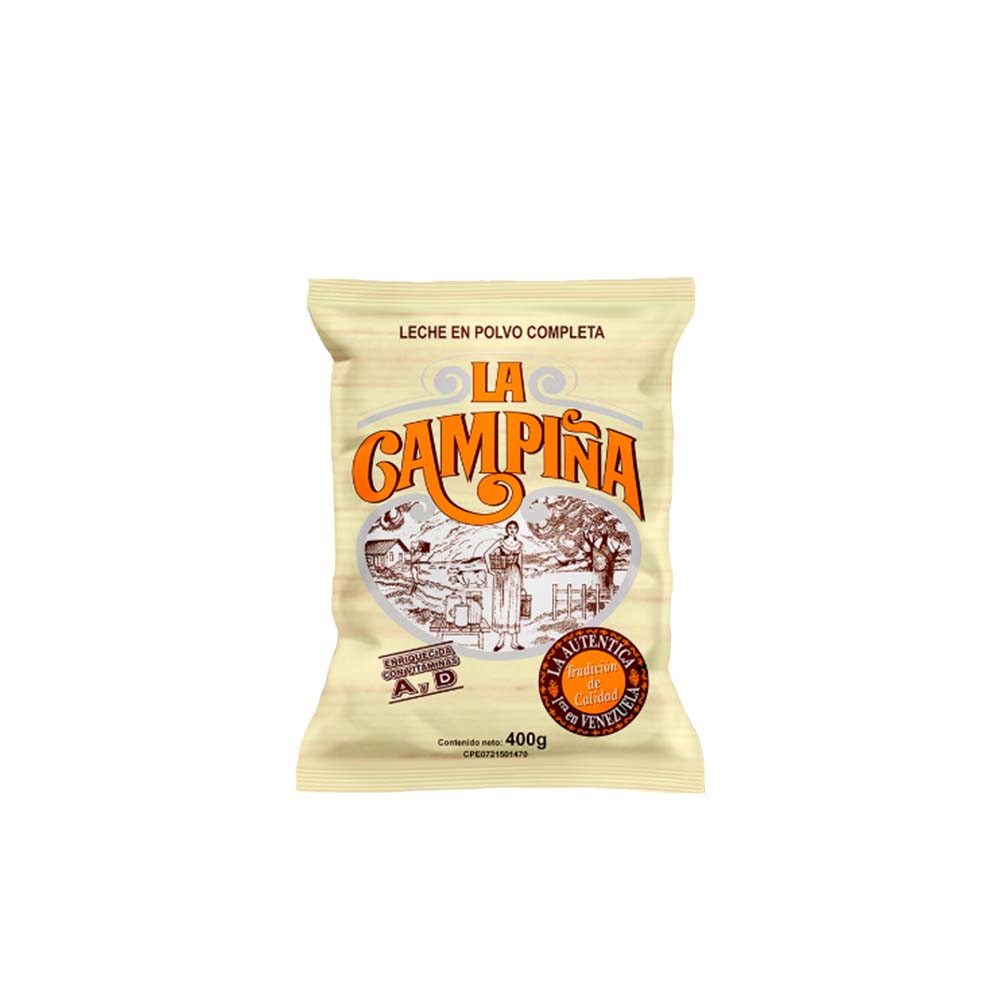 LECHE EN POLVO LA CAMPIÑA 400GR