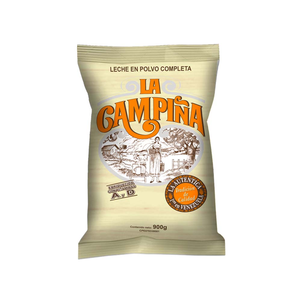 LECHE EN POLVO LA CAMPIÑA 900GR