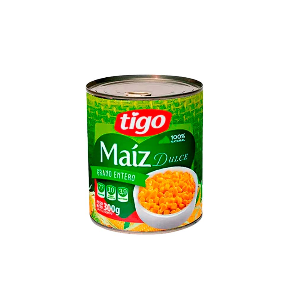 MAIZ EN GRANO LATA TIGO 300G