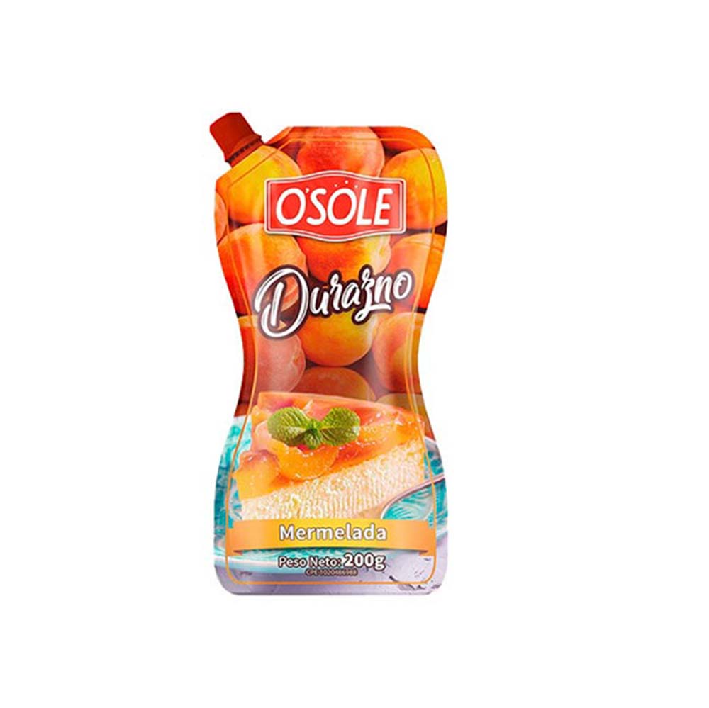 MERMELADA DE DURAZNO OSOLE 200GR