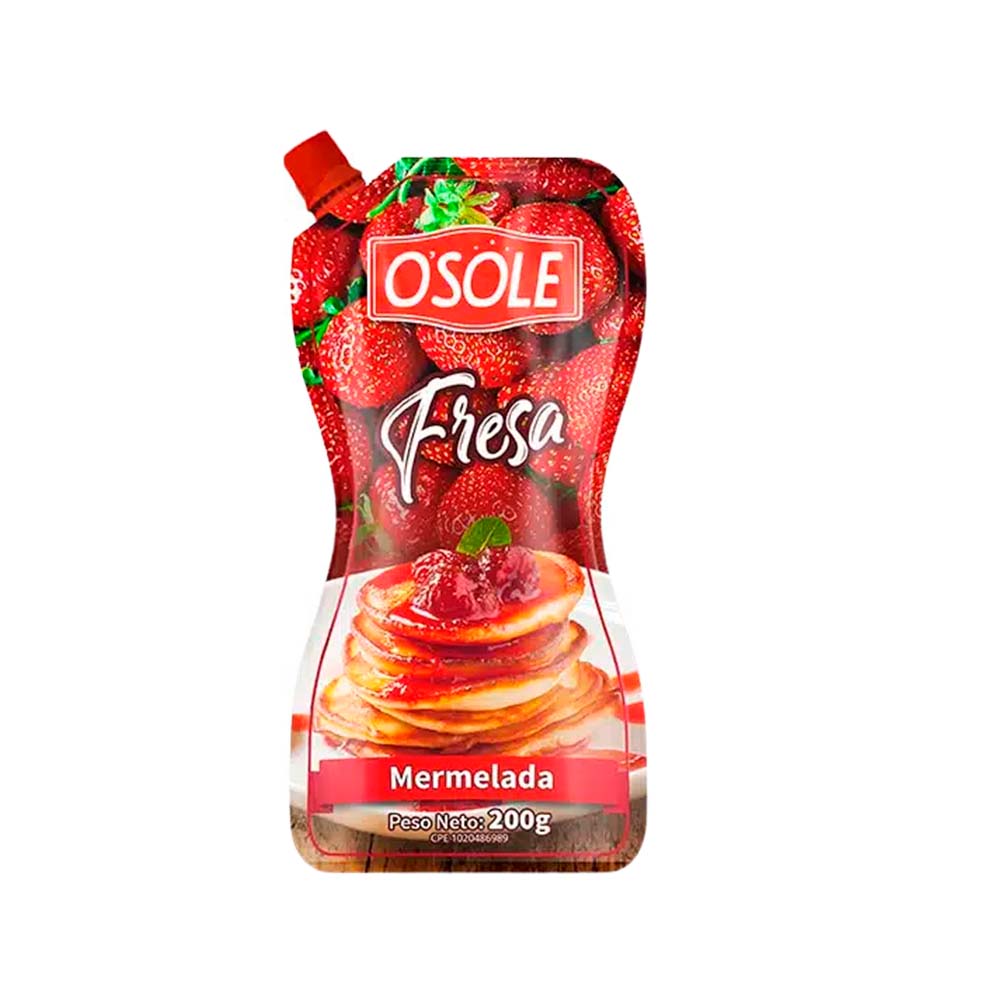 MERMELADA DE FRESA OSOLE 200GR