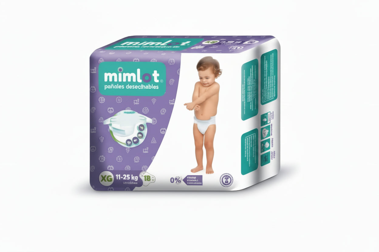 PAÑALES MIMLOT TALLA XG