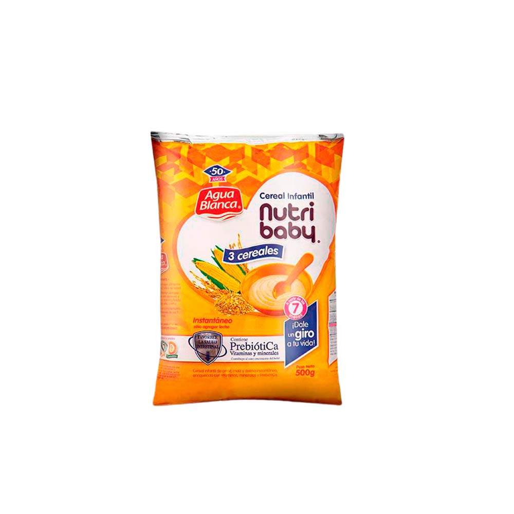 NUTRI BABY 3 CEREALES 500GR