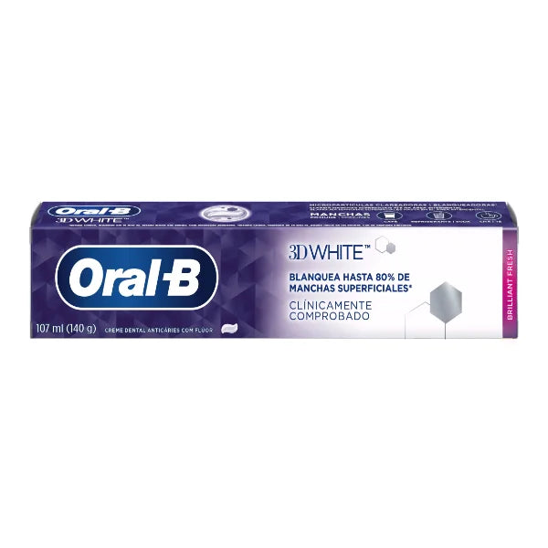 CREMA DENTAL ORAL B 3D WHITE 100GR