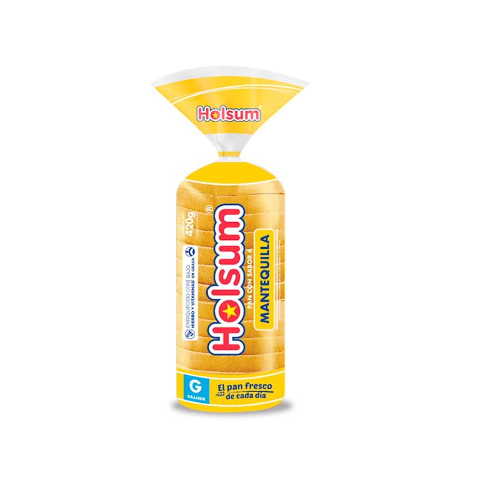 PAN HOLSUM DE MANTEQUILLA 420GR