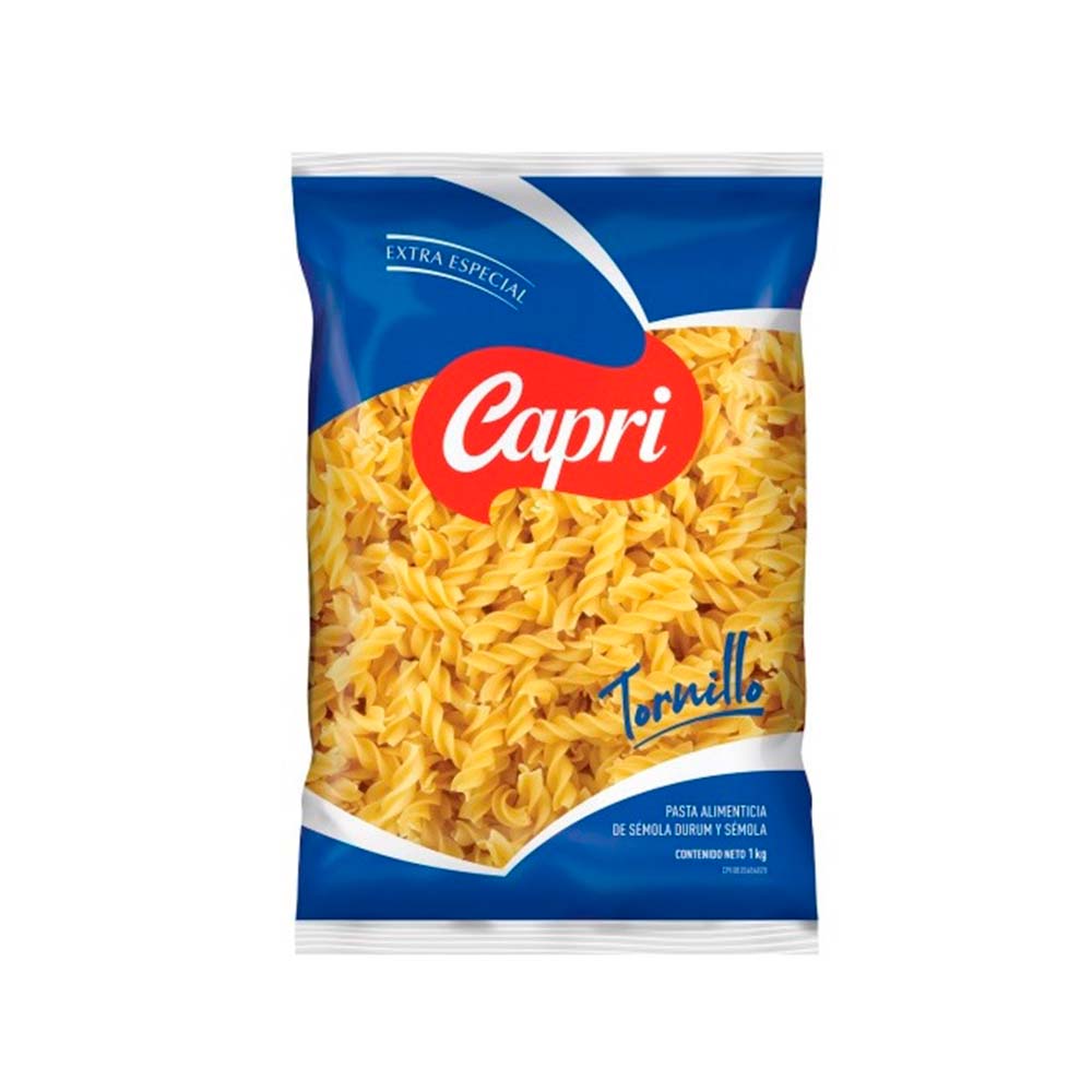 PASTA CAPRI EXTRA ESPECIAL TORNILLO 1KG
