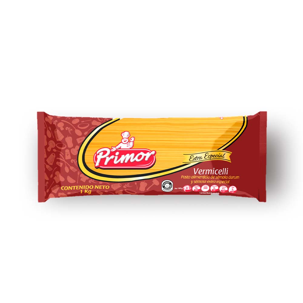 PASTA LARGA PRIMOR EXTRA ESPECIAL VERMICELLI 1KG