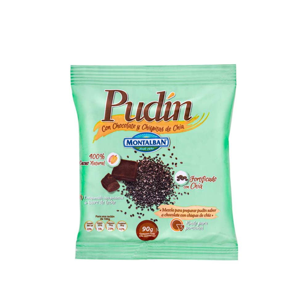 PUDIN DE CHOCOLATE MONTALBAN 90GR