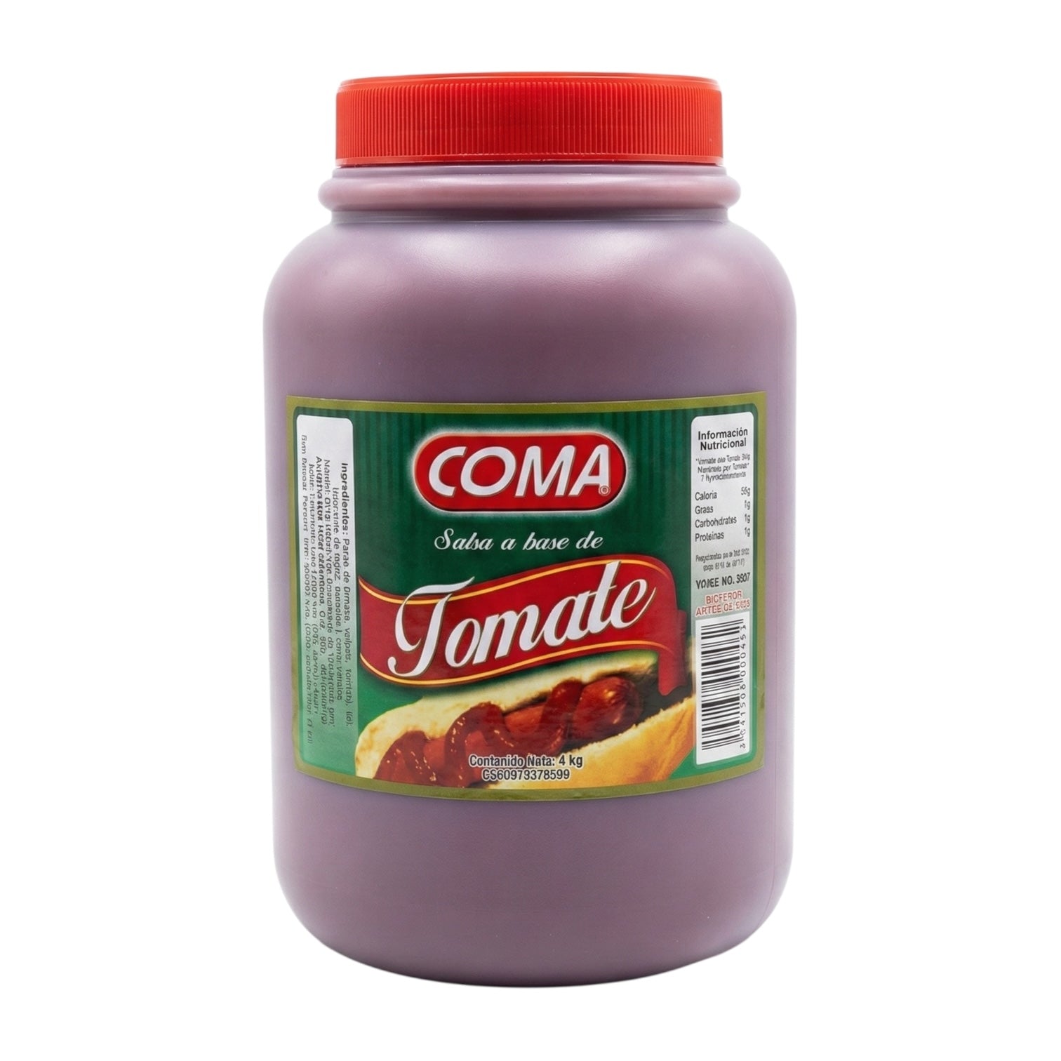 SALSA DE TOMATE COMA 4KG