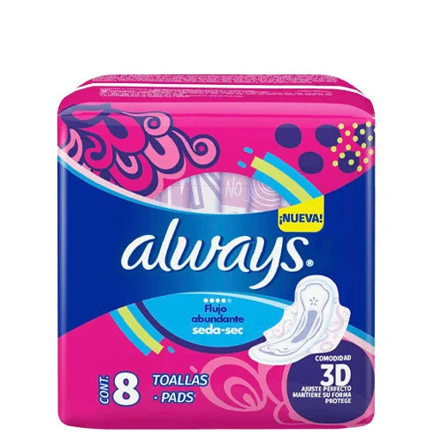 TOALLAS ALWAYS SEDASEC